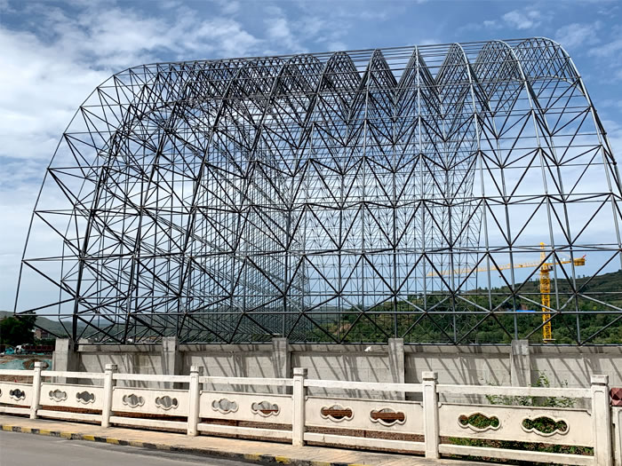 东阳山寨矿储煤棚网架